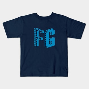 Foybles Gaming Logo (Blue) Kids T-Shirt